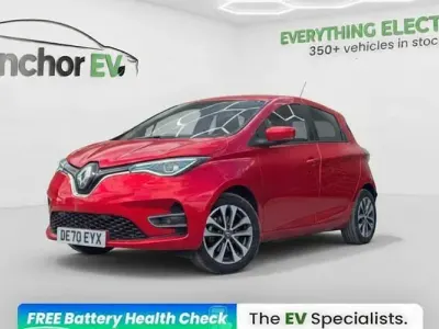 Used Renault Zoe GT-Line 100 kW (136 HP) 2020 Red Hatchback