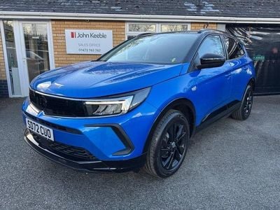 Used Vauxhall Grandland X GS Line 130 HP (95 kW) 2022 Blue SUV