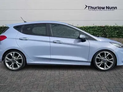 Begagnad Ford Fiesta ST-Line X 125 HK (91 kW) 2020 Blå Halvkombi