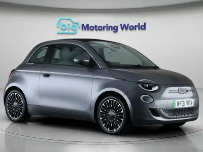 Used Fiat 500e La Prima 86 kW (118 HP) 2021 Grey Cabriolet