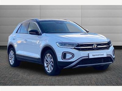 White Used 2023 VW T-Roc Style SUV | £24,350 (Fair price)