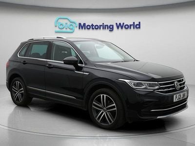 Black Used 2021 VW Tiguan Elegance SUV | £23,075 (Fair price)