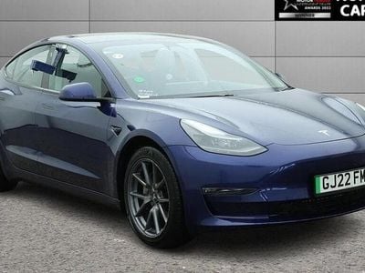 Used Tesla Model 3 Long Range AWD 77 kW (106 HP) 2022 Blue Sedan