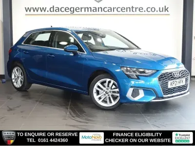 Used Audi A3 Sportback Sport 110 HP (80 kW) 2021 Blue Hatchback