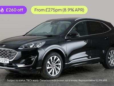 Black Used 2022 Ford Kuga Vignale SUV | £18,443 (Good price)