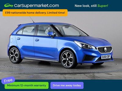 Used MG MG3 Excite 106 HP (77 kW) 2018 Blue Hatchback