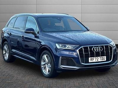 Used Audi Q7 S-Line 340 HP (250 kW) 2023 Blue SUV