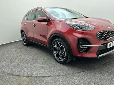 Used Kia Sportage GT-Line 136 HP (100 kW) 2021 Red SUV