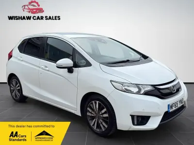 Begagnad Honda Jazz EX 102 HK (75 kW) 2015 Vit Halvkombi