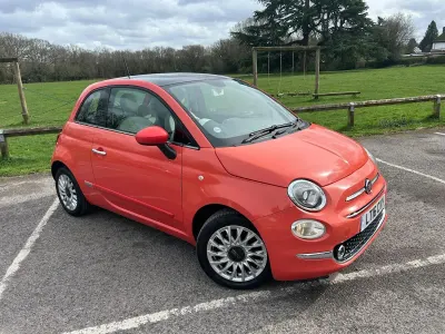 Used Fiat 500 Lounge 69 HP (50 kW) 2016 Pink Hatchback
