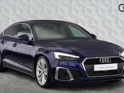 Blue Used 2021 Audi A5 S-Line Hatchback | £22,250 (Fair price)