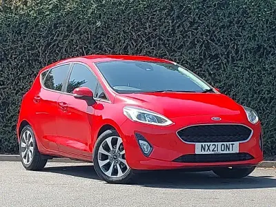 Used Ford Fiesta Trend 125 HP (91 kW) 2021 Red Hatchback