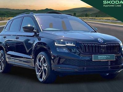 Black Used 2025 Skoda Karoq SportLine SUV | £27,401 (Fair price)