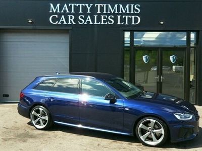 used Audi A4 2.0 AVANT TDI S LINE BLACK EDITION MHEV 5d AUTO 161 BHP 25.500 MILES,FSH,SAT-NAV,2 OWNERS.