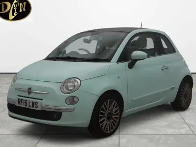 Used Fiat 500 Lounge 69 HP (50 kW) 2015 Green Hatchback