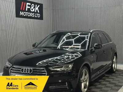 Used Audi A4 S-Line 190 HP (139 kW) 2016 Black Estate
