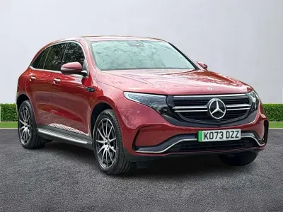 Used Mercedes EQC400 AMG line 300 kW (408 HP) 2023 Red SUV