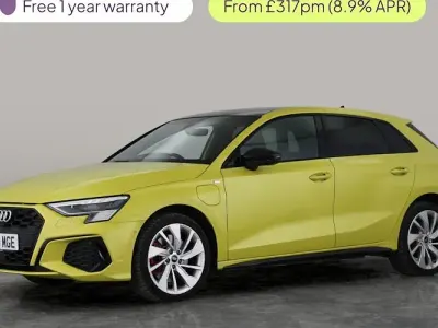 Used Audi A3 Sportback e-tron Competition 245 HP (180 kW) 2024 Yellow Hatchback