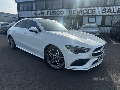 Used Mercedes CLA180 AMG Line Premium Plus 136 HP (100 kW) 2019 White Sedan