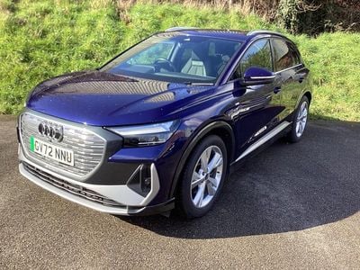 Used Audi Q4 e-tron S-Line 125 kW (170 HP) 2023 Blue SUV