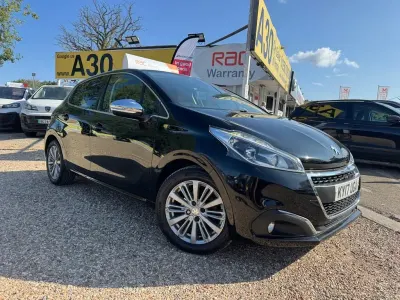 Used Peugeot 208 Allure 2017 Black Hatchback