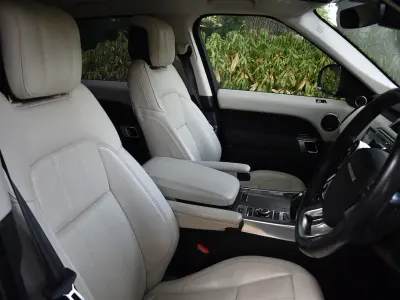 Used Land Rover Range Rover Sport HSE 2019 Narvik black with ivory perforated hide SUV