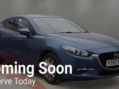 Begagnad Mazda 3 121 HK (88 kW) 2017 Blå Halvkombi