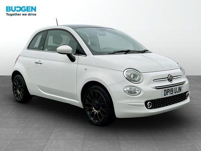 White Used 2019 Fiat 500 Anniversary Hatchback | £8,191 (Fair price)