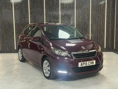Used Peugeot 108 Active 68 HP (50 kW) 2015 Mauve/purple Hatchback
