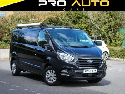 Begagnad Ford Transit Custom Limited 130 HK (95 kW) 2019 Svart Van