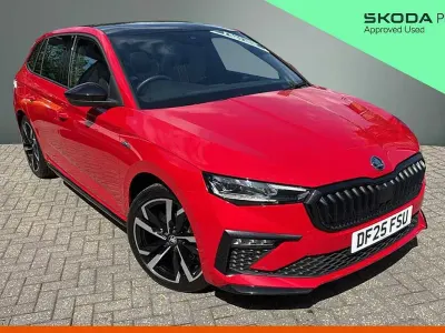 Used Skoda Scala Monte Carlo 85 HP (62 kW) 2025 Velvet red metallic Hatchback