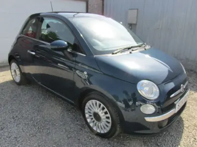 Used Fiat 500 Lounge 69 HP (50 kW) 2014 Blue Hatchback