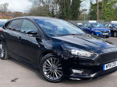 Used Ford Focus ST-Line 140 HP (102 kW) 2018 Black Hatchback