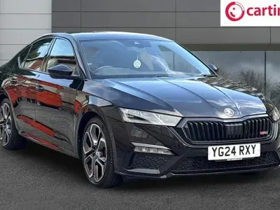 Used Skoda Octavia vRS 200 HP (147 kW) 2023 Black Hatchback