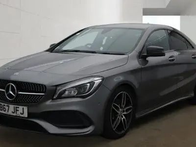 Used Mercedes CLA220 AMG line 177 HP (130 kW) 2017 Grey Coupe