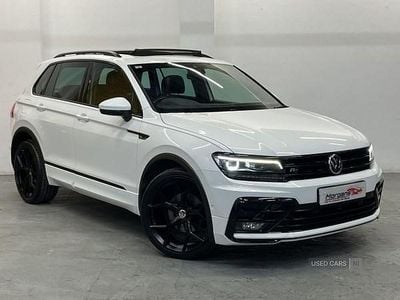 White Used 2019 VW Tiguan R-line SUV | £19,745 (Fair price)