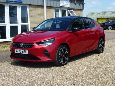 Used Vauxhall Corsa Elite 100 HP (73 kW) 2020 Red Hatchback
