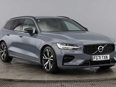 Grey Used 2021 Volvo V60 R-Design Estate | £21,750 (Fair price)