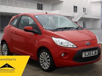 Used Ford Ka Zetec 69 HP (50 kW) 2015 Red Hatchback