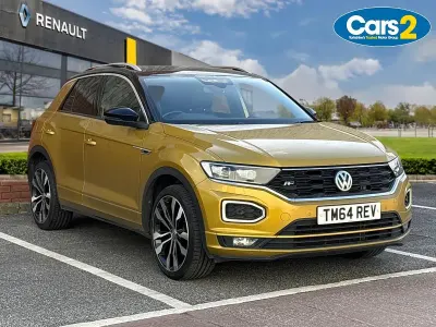 Usado VW T-Roc R-line 150 HP (110 kW) 2018 Amarelo SUV