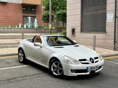 Used Mercedes SLK200 2008 White Cabriolet