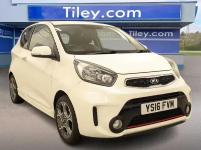 Used Kia Picanto 84 HP (61 kW) 2016 White Hatchback