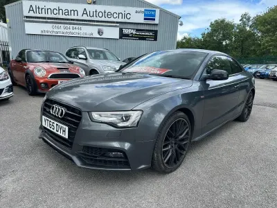 Used Audi A5 Black Edition 190 HP (139 kW) 2015 Grey Coupe