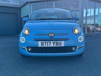 Usado Fiat 500 Lounge 69 HP (50 kW) 2017 Azul Citadino