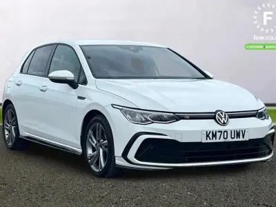 Used VW Golf VII R-line 150 HP (110 kW) 2021 White Hatchback