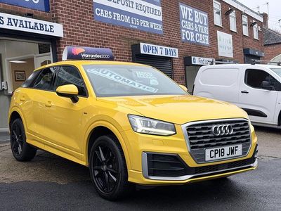 Begagnad Audi Q2 S-Line 150 HK (110 kW) 2018 Gul SUV