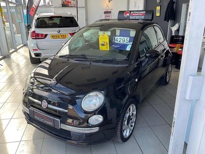 Used Fiat 500 Lounge 69 HP (50 kW) 2011 Black Hatchback