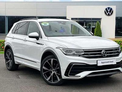 Used VW Tiguan R-line 150 HP (110 kW) 2021 White SUV