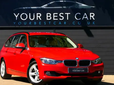 Begagnad BMW 325 215 HK (158 kW) 2015 Röd Kombi