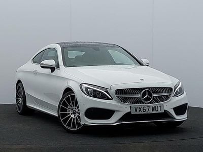 Used Mercedes C200 AMG Line Premium 184 HP (135 kW) 2017 White Coupe